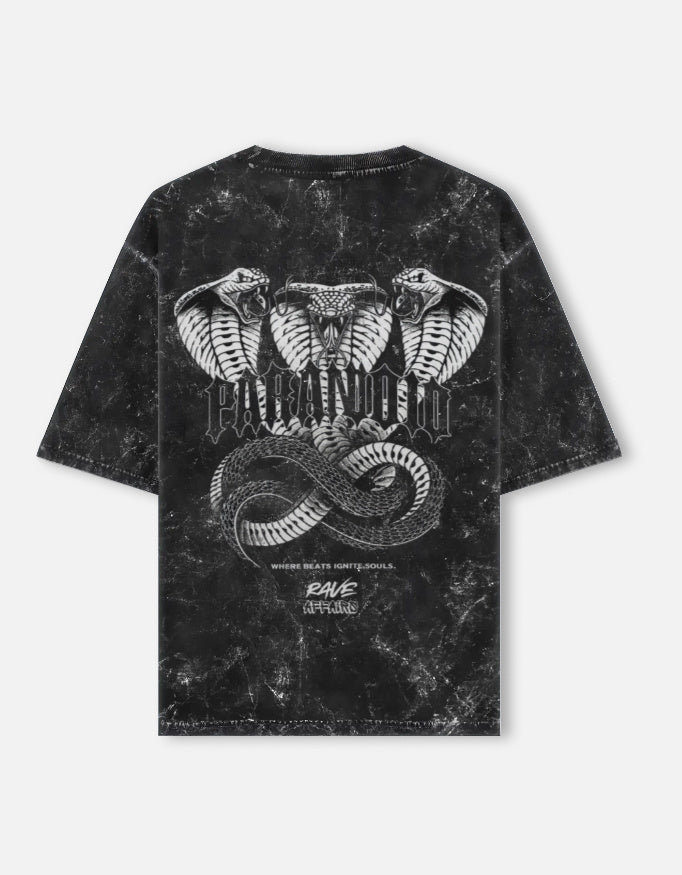 Paranoio (Unisex Acid Washed Oversized Tee)