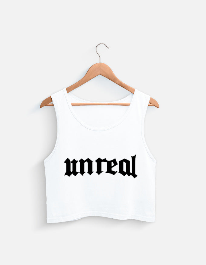 Unreal (Puff Printed Crop Tank)