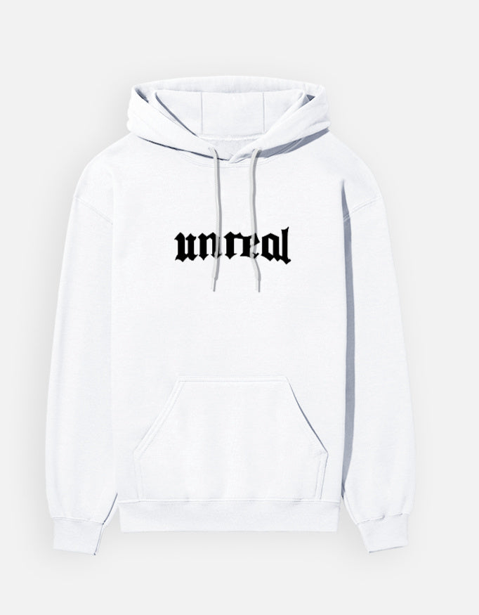 Unreal (Unisex Puff Printed Hoodie)