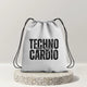 Techno is my Cardio (Drawstring Bag)