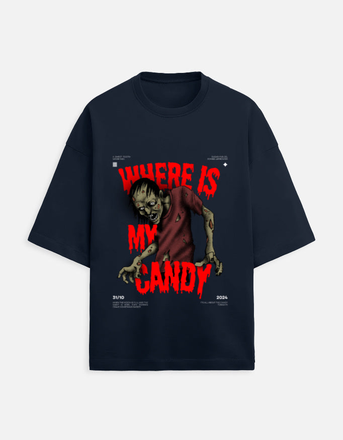 Where is my Candy (Unisex Oversized Tee)