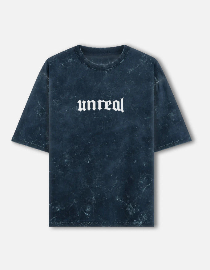 Unreal (Unisex Acid Washed Premium Tee)