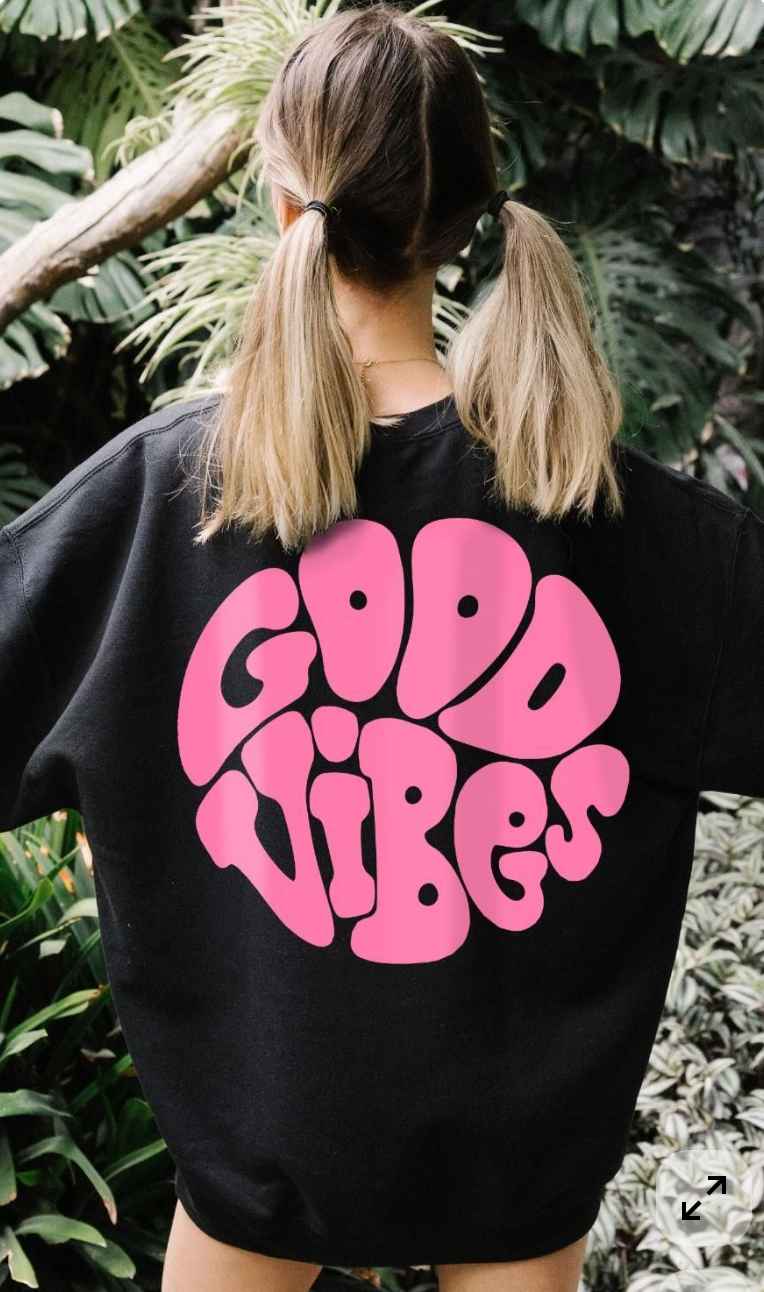 Good Vibes (Unisex Premium Oversized Tee)