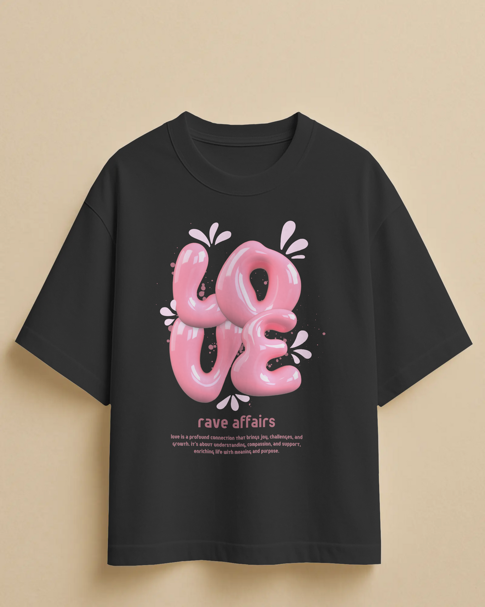 Pink Love (Unisex Premium Oversized Tee)