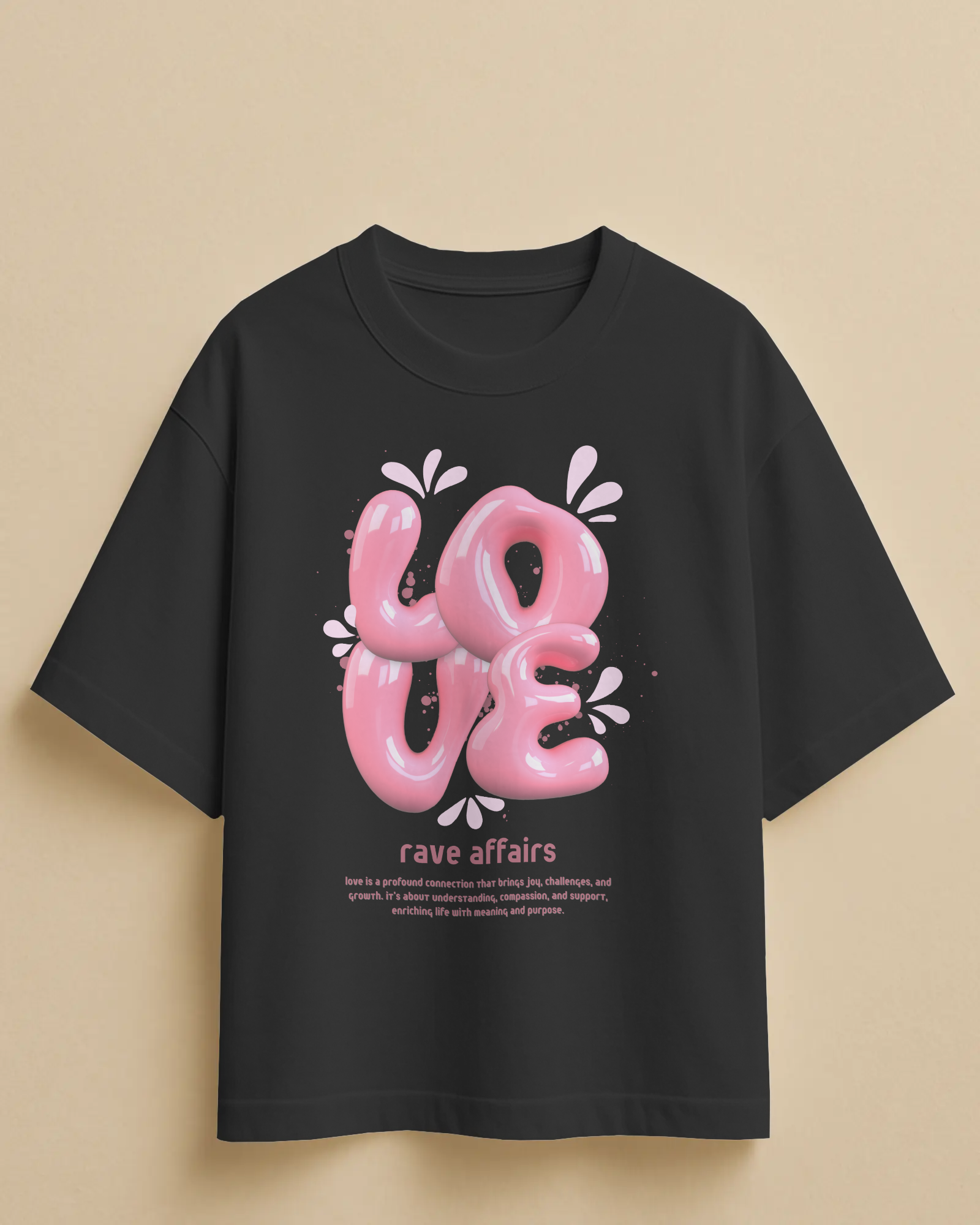 Pink Love (Unisex Oversized Tee)