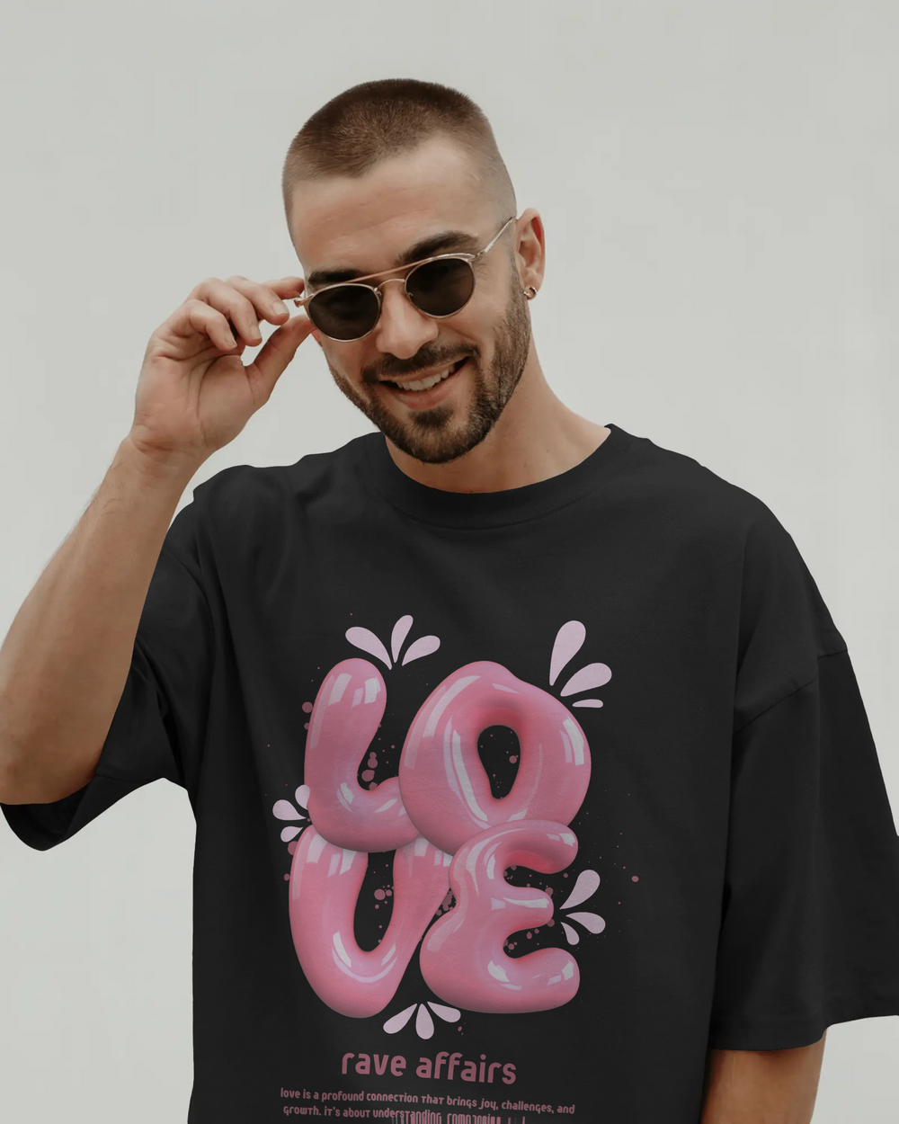 Pink Love (Unisex Premium Oversized Tee)